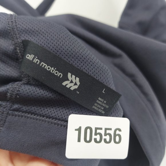 ALL IN MOTION slate light support simplicity twist sports bra large - Picture 5 of 6